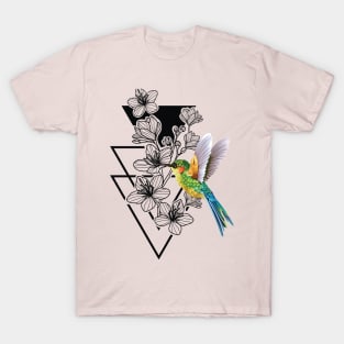 Humming Bird Boho T-shirt T-Shirt